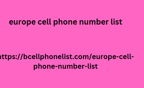 europe cell phone number list