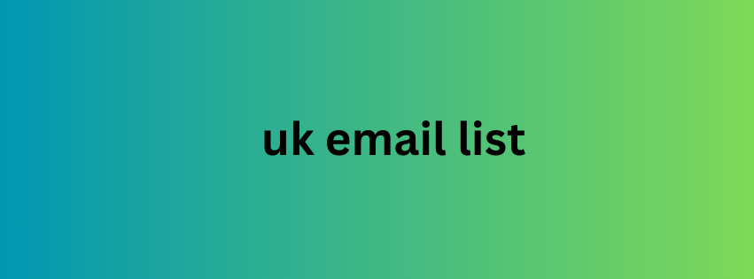 uk email list