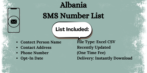 Albania SMS Number List