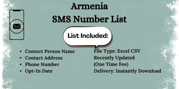 Armenia SMS Number List