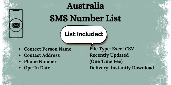 Australia SMS Number List