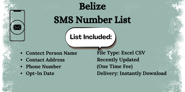 Belize SMS Number List