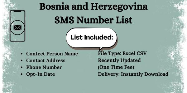 Bosnia and Herzegovina SMS Number List