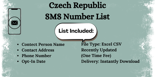 Czech Republic SMS Number List