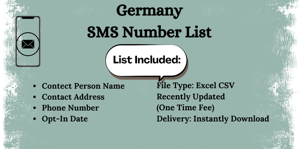 Germany SMS Number List