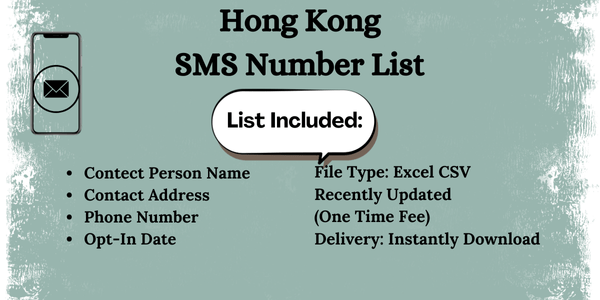 Hong Kong SMS Number List