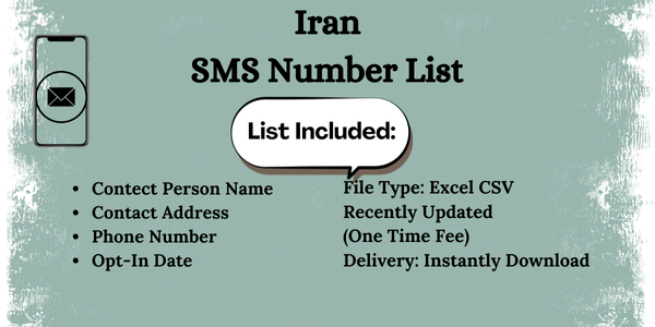 Iran SMS Number List