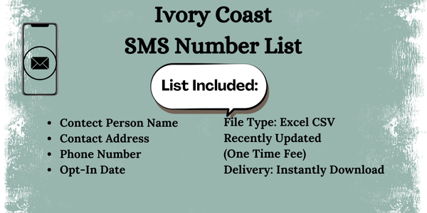 Ivory Coast SMS Number List