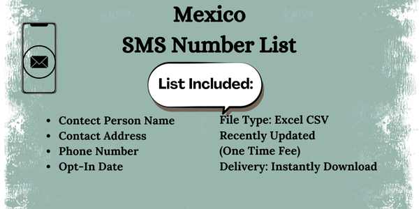 Mexico SMS Number List