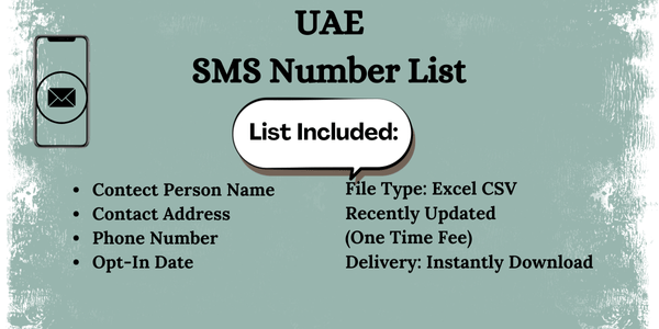 UAE SMS Number List