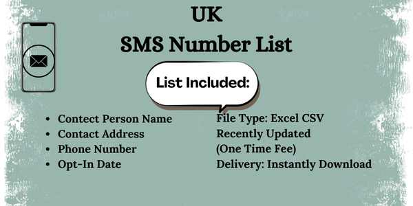 UK SMS Number List